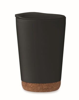 Dvoustěnný termohrnek 300 ml, černá