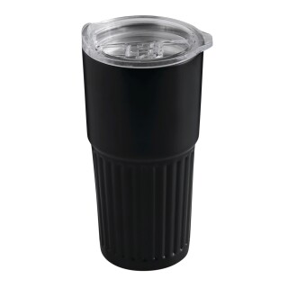 Dvoustěnný vakuový termohrnek 600 ml, černá
