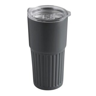 Dvoustěnný vakuový termohrnek 600 ml, šedá