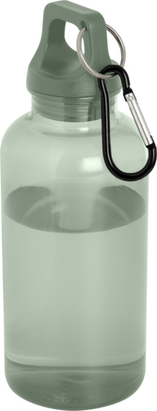 VASEALA Láhev z RPET s karabinou, 400 ml, šedozelená