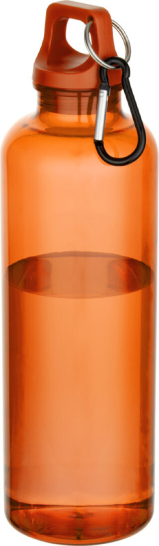 MIKNURA Láhev z RPET s karabinou 750 ml, oranžová