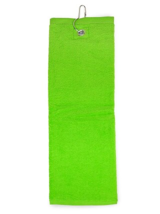 Golfový ručník 40x50 cm, 450 gr/m2, zelená