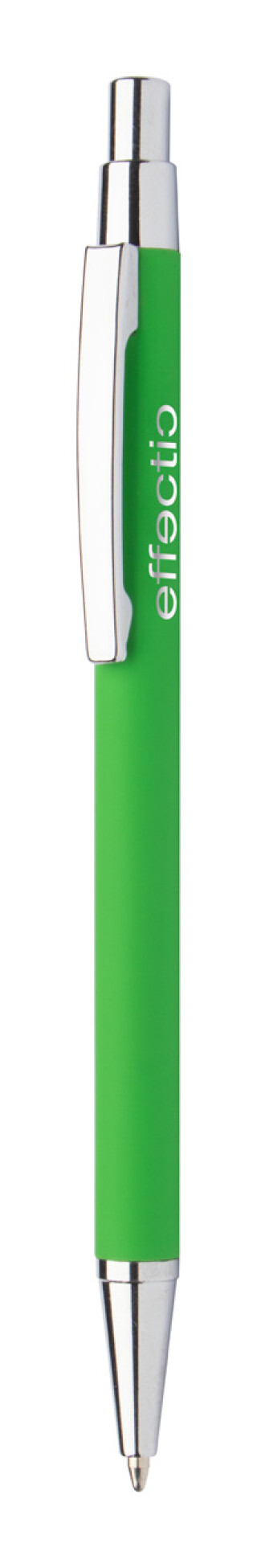 Hliníkové KP s modrou náplní a pogumováním, zelené