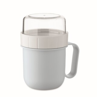 CUPOKO Plastový kelímek na svačinu, 450 ml, světle modrá