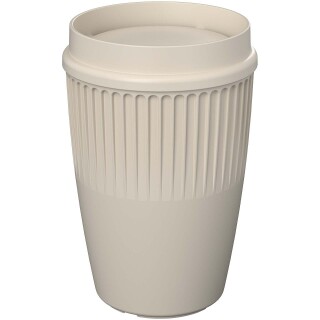 Hrnek s 360° víčkem 350 ml, béžová