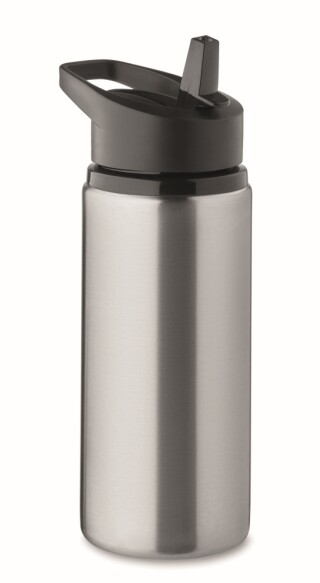 Jednostěnná láhev 500ml, stříbrná