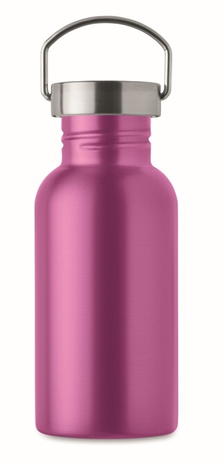 Jednostěnná láhev 500ml, tmavě růžová