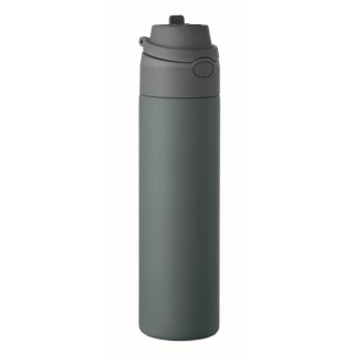 RENGIN Jednostěnná láhev z nerezové oceli 650 ml, modrošedá
