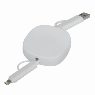 Kabel pro nabíjení a přenos dat, bílá