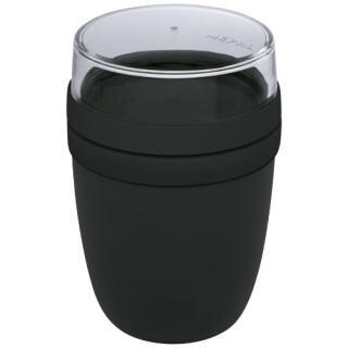 Kelímkový lunchbox se 2 oddíly, tmavě šedý