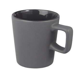 Keramický hrnek o objemu 280 ml, šedá