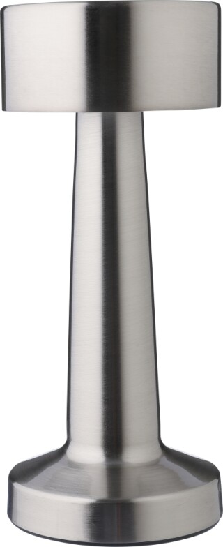 Kovová stolní lampa, šedá