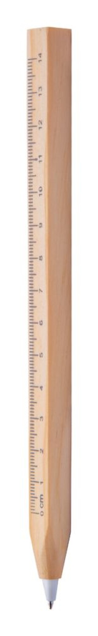 kuličkové pero s pravítkem