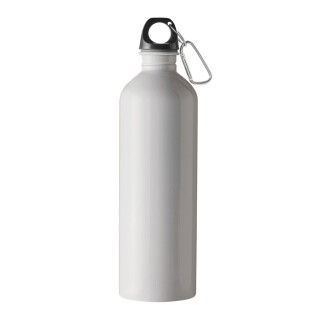 Láhev na pití z nerezové oceli 750 ml, bílá