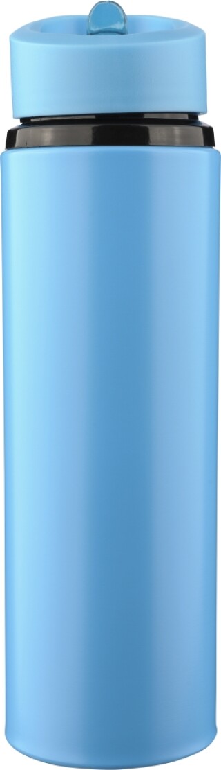 NEVRA Láhev na pití z recyklované nerezové oceli, 500 ml, světle modrá