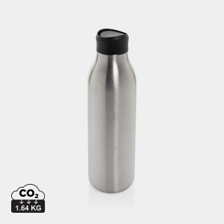 Láhev na vodu 600ml z nerezové oceli, stříbrná