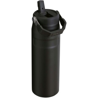 Láhev na vodu vyklápěcím brčkem 700 ml, černá