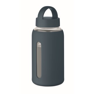PARLA Láhev z borosilikátového skla 600 ml, námořní modrá