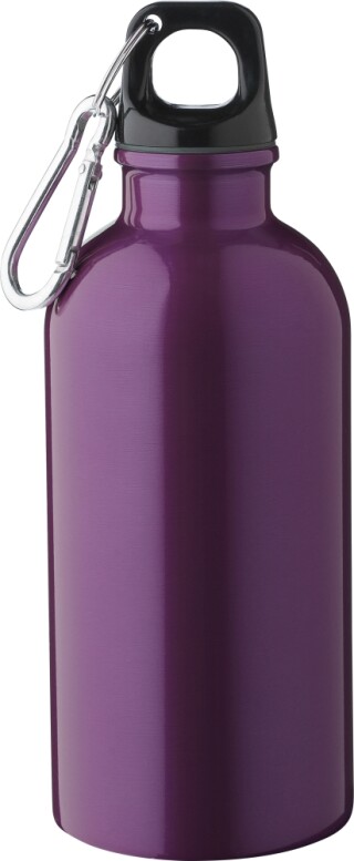 Láhev z recyklované nerezové oceli 400 ml, fialová