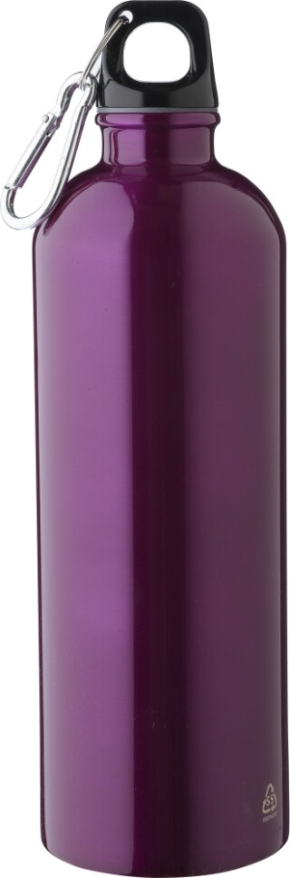 Láhev z recyklované nerezové oceli 750 ml, fialová