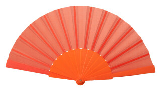 Látkový vějíř, oranžový