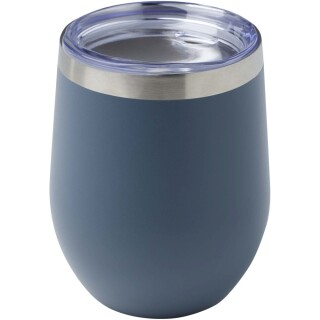 Měděný vakuově izolovaný termohrnek 350ml, modrošedá