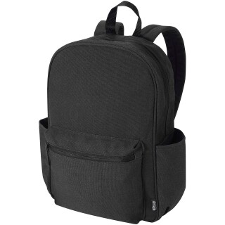 Městský batoh na notebook velikosti 15,6” z recyklovaného GRS, černá