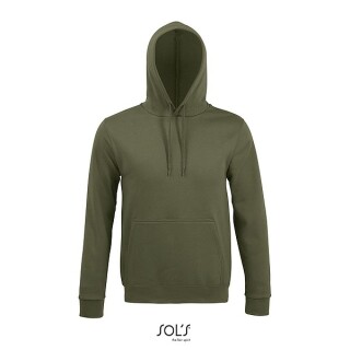 Mikina s kapucí SOLS SNAKE, vojenská zelená tmavá, 4XL
