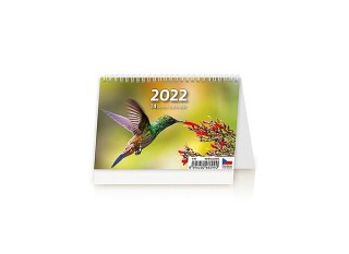 MINI 14denní kalendář 2027, stolní kalendář