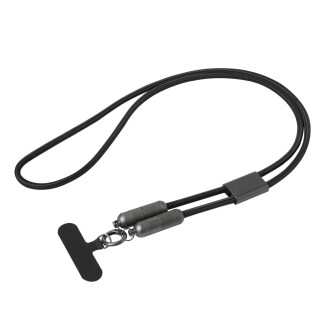 MONCALIER Multifunkční 65W nabíjecí a datový kabel, černá/šedá