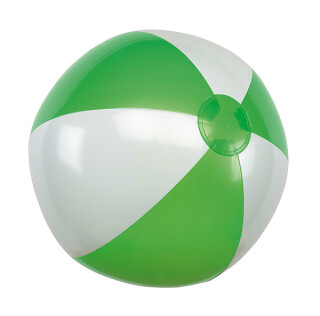 nafukovací míč průměr 28 cm, 16", zelená/bílá