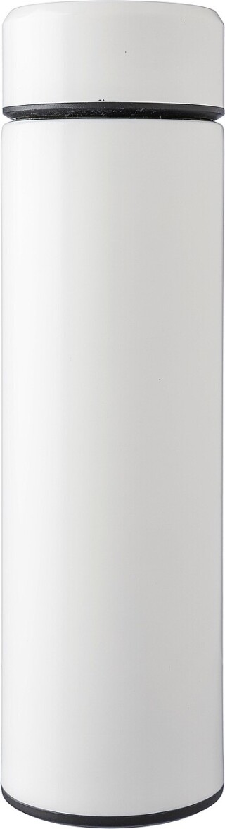 EDESA Dvoustěnná termoska z nerezové oceli, 425 ml, bílá