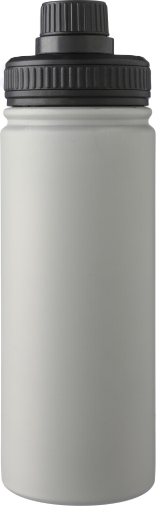 Nerezová dvoustěnná láhev 500 ml, šedá