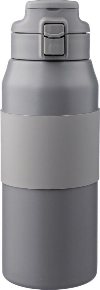 Nerezová dvoustěnná láhev 800 ml, šedá
