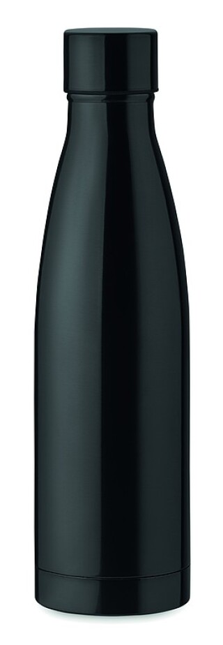 Nerezová dvoustěnná termoska, objem 500ml, černá