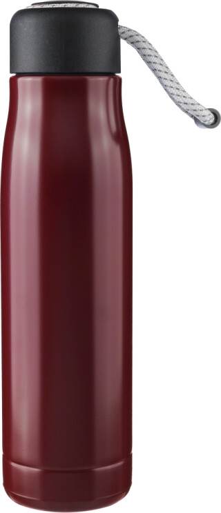 Nerezová láhev na pití s dvojitou stěnou 500 ml, červená