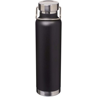 Nerezová láhev na vodu s měděnou vakuovou izolací 650ml, černá