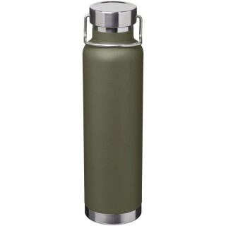 Nerezová láhev na vodu s měděnou vakuovou izolací 650ml, vojenská zelená světlá
