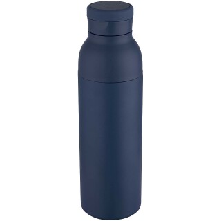 Nerezová láhev na vodu s vakuovou izolací 650 ml, námořní modrá