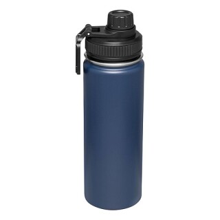 Nerezová termoska 600ml, s černým víčkem, tmavě modrá