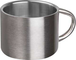 Nerezový hrnek na espresso 80ml, šedá