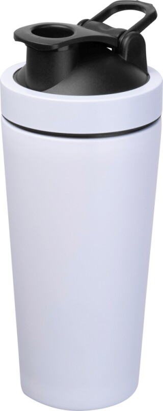 Nerezový proteinový shaker 750 ml, bílá