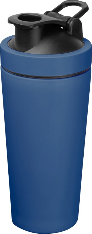 Nerezový proteinový shaker 750 ml, tmavě modrá