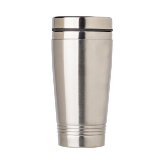 FELIAS Nerezový termohrnek s víčkem, 450 ml, stříbrná