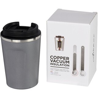 Nerezový vakuový termohrnek s pevným uzávěrem, objem 360 ml, černá
