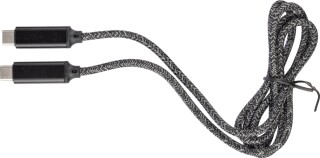 Nylonový nabíjecí kabel 100W, bílá