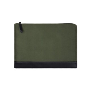 Obal na 14" notebook z RCS recyklovaného polyesteru, zelená/černá