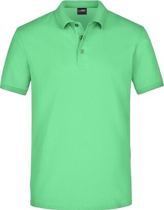 Pánská elastická polokošile James Nicholson, světle zelená, 3XL