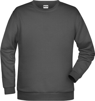 Pánská mikina James Nicholson sweatshirt men, antracitová, vel. 3XL
