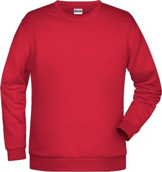 Pánská mikina James Nicholson sweatshirt men, červená, vel. 5XL